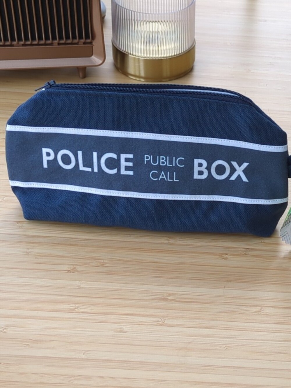 "Police Public Call Box" Canvas Pencil Case